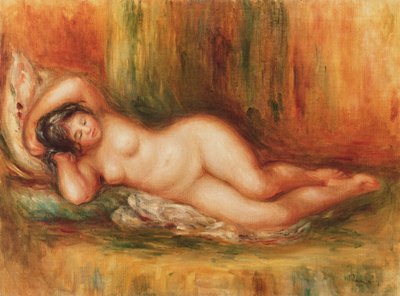 Reclining Bather by Pierre Auguste Renoir